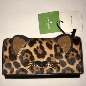 Price Drop! Kate Spade New York Leopard Wallet NWT